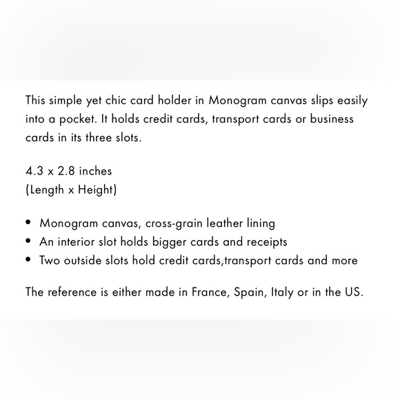 🤎LOUIS VUITTON Card Holder - Picture 10 of 11